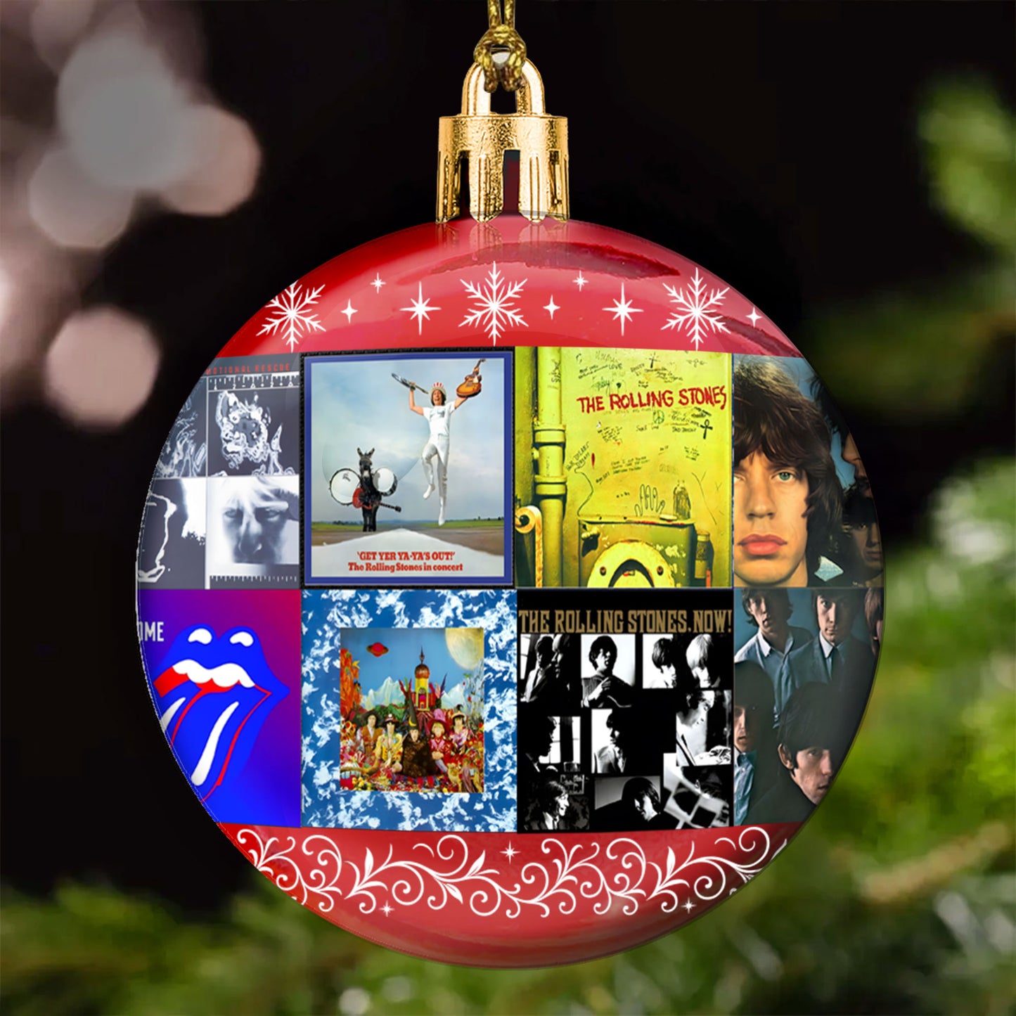 The Rolling Stones Ball Ornament – Rock ’n’ Roll Royalty for Your Tree