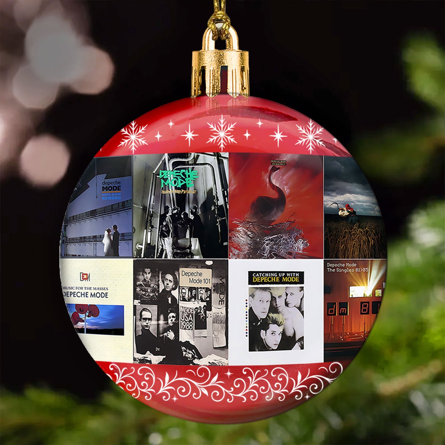 Nine Inch Nails Ball Ornament – A Darkly Beautiful Tribute to Industrial Artistry