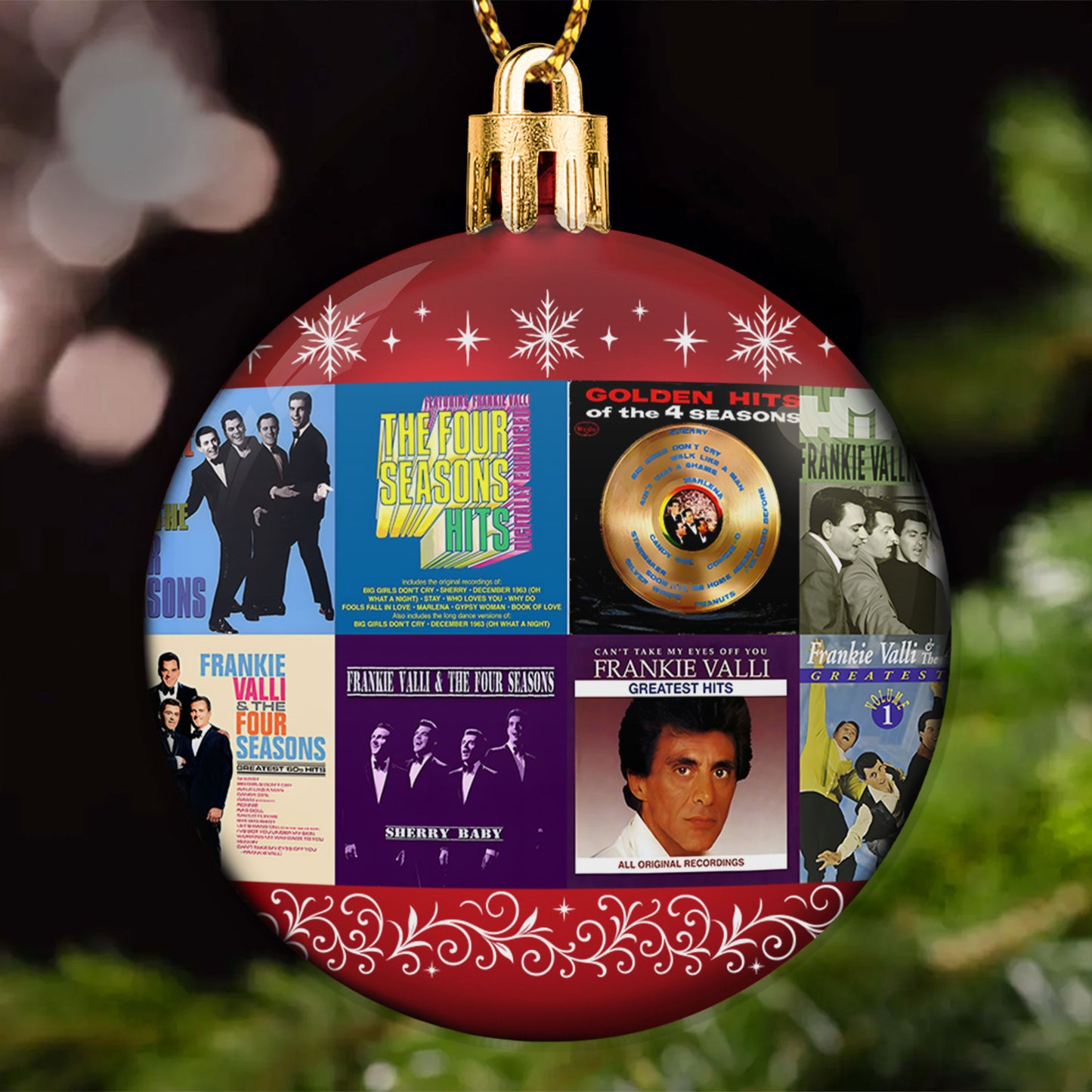 Frankie Valli & The Four Seasons Ball Ornament – Timeless Pop Harmony