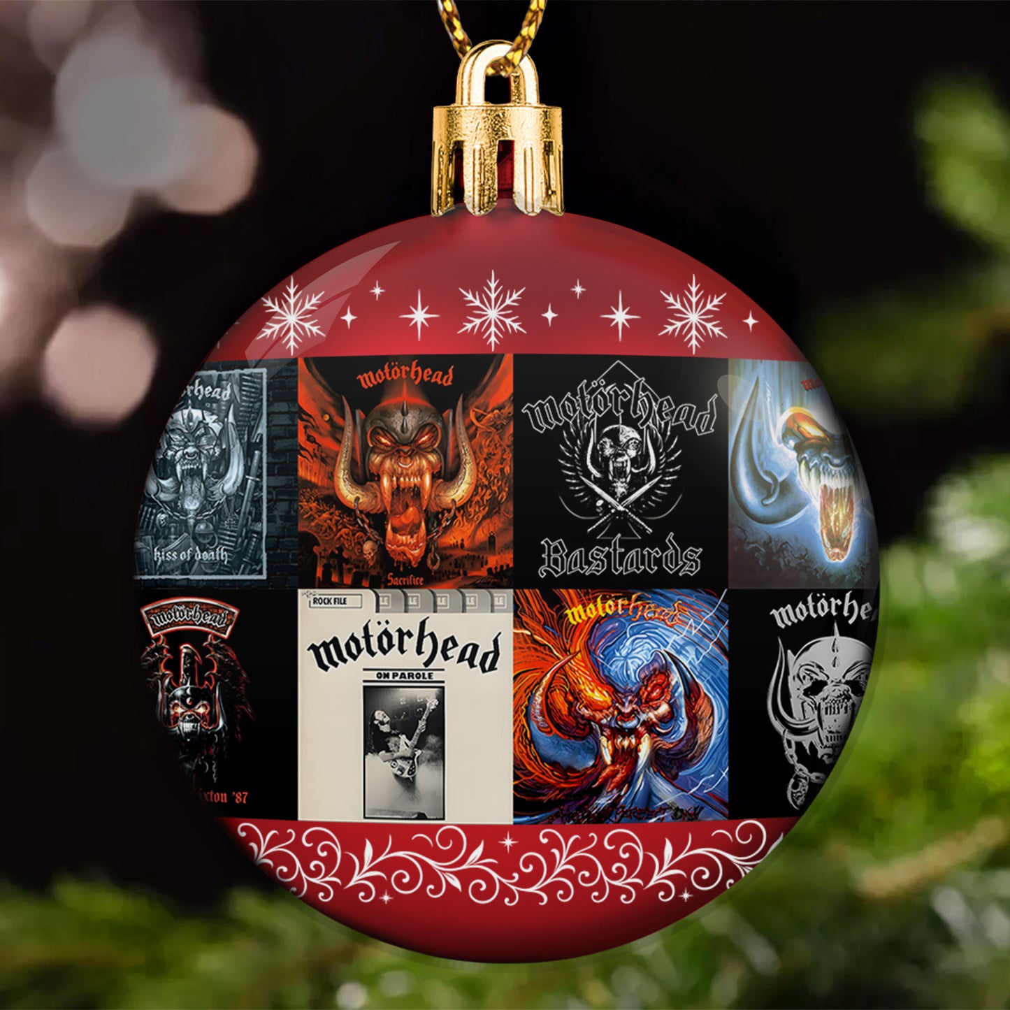 Motörhead Ball Ornament – Heavy Metal Legends Collection