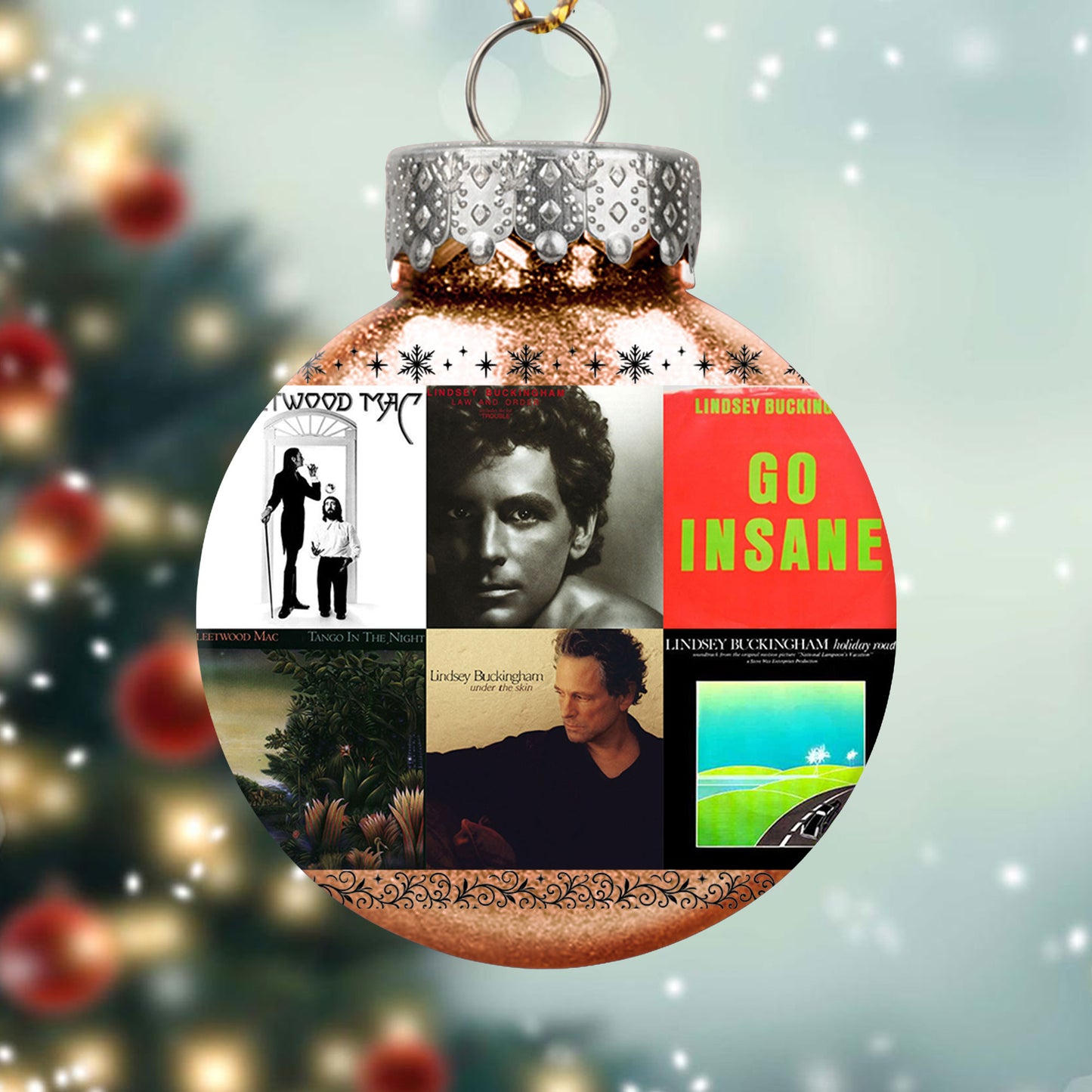 Lindsey Buckingham Ball Ornament – Timeless Melodic Craftsmanship