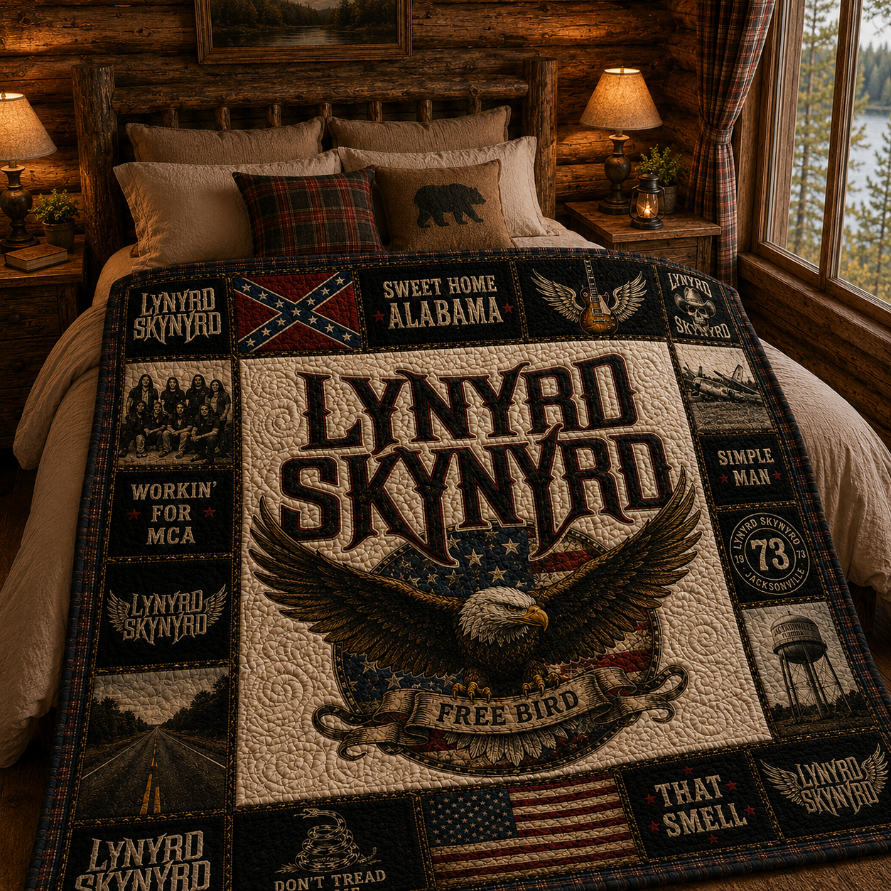 Lynyrd Skynyrd Quilt Blanket – A Journey in Every Stitch