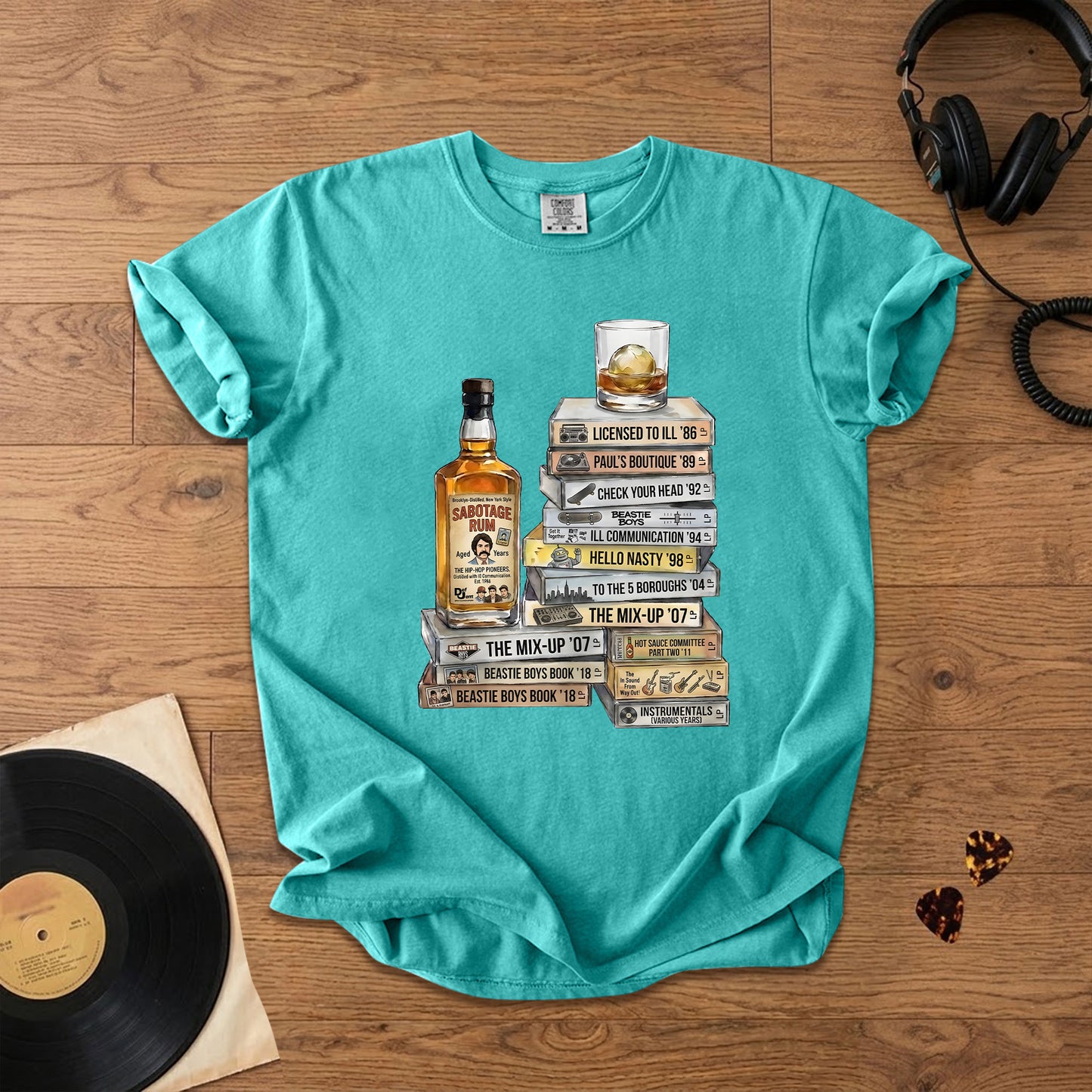 Beastie Boys Cassette Album Collection T-Shirt – Retro Rock Music Beastie Boys Merch Tee