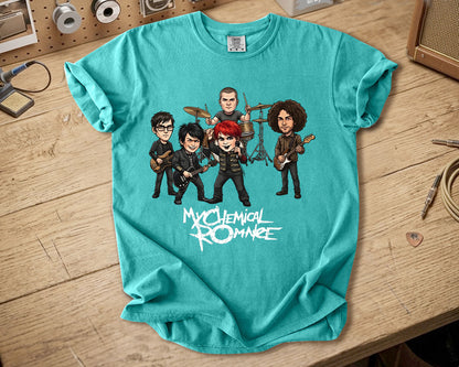 My Chemical Romance Comfort Colors Tee – Band Members Tribute Classic Emo Rock Shirt