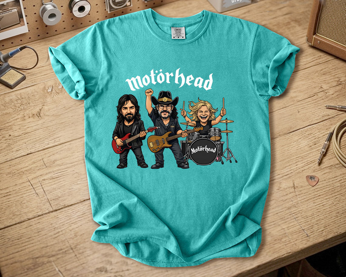 Motörhead Comfort Colors Tee – Lemmy Kilmister Band Members Tribute Classic Rock Shirt