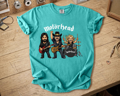 Motörhead Comfort Colors Tee – Lemmy Kilmister Band Members Tribute Classic Rock Shirt