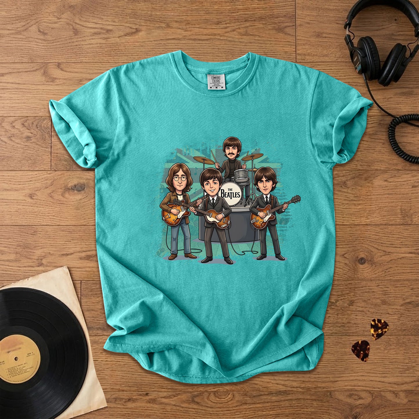 Vintage Beatles Band Comfort Tee – Classic Rock Graphic T-Shirt
