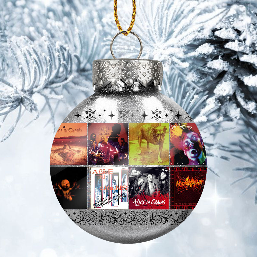 Alice In Chains Ball Ornament – Grunge Legends Meet Holiday Spirit