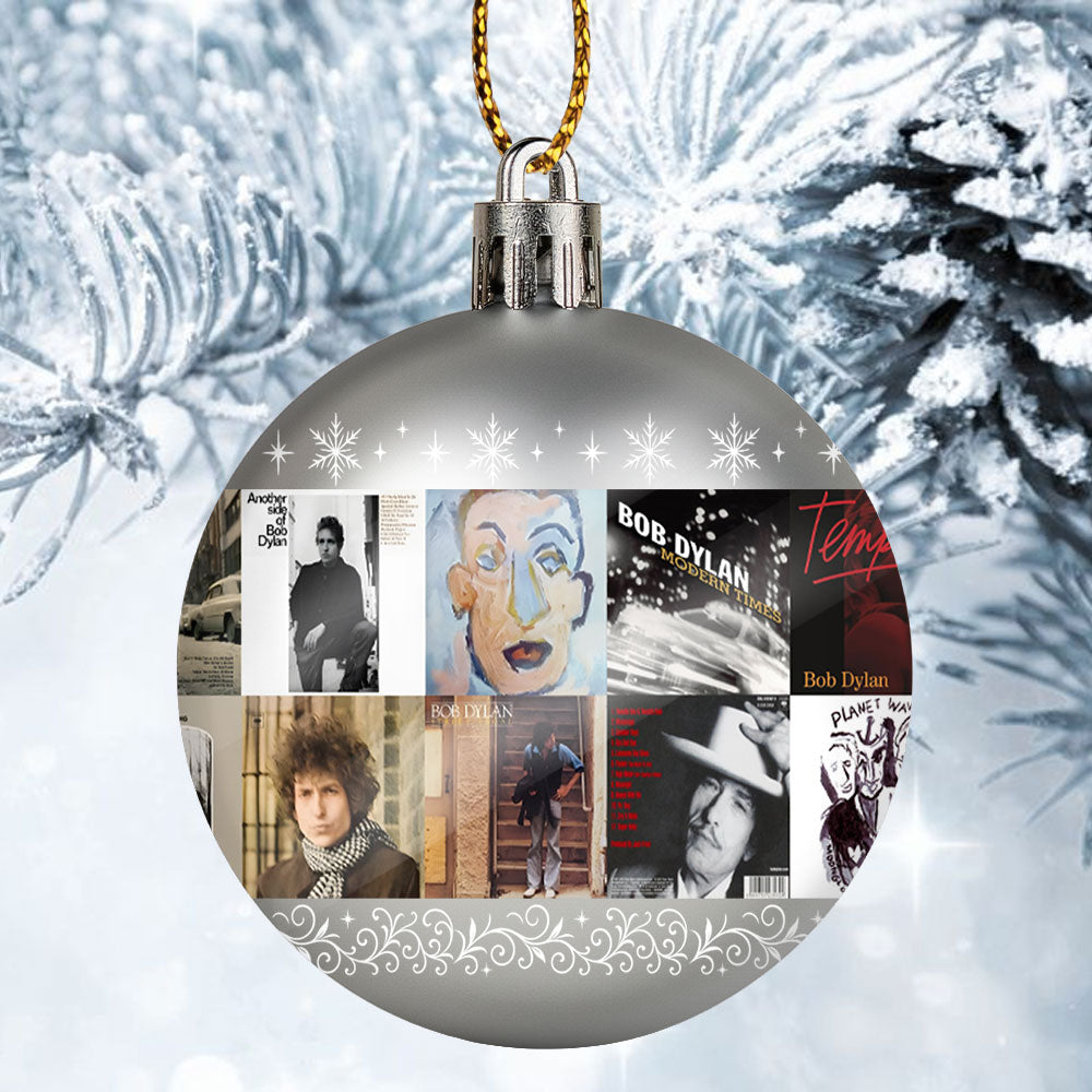 Bob Dylan Ball Ornament – A Tribute to the Poet of Rock and Timeless Melody