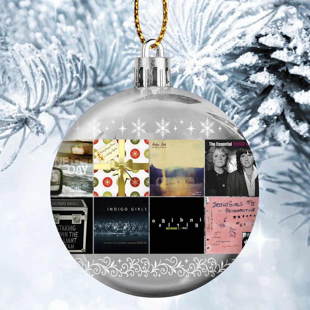 Indigo Girls Ornament – Folk Harmony in Holiday Glow