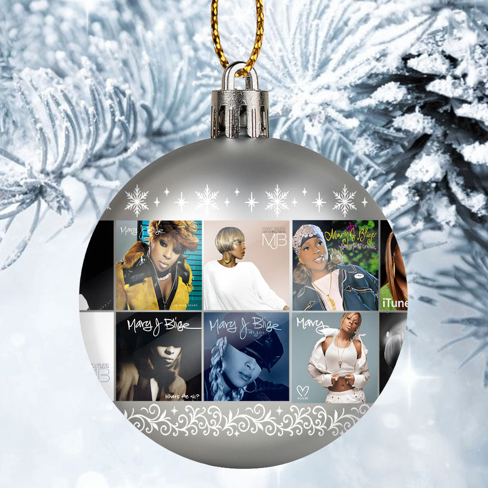 Mary J. Blige Ball Ornament – The Queen of Hip-Hop Soul