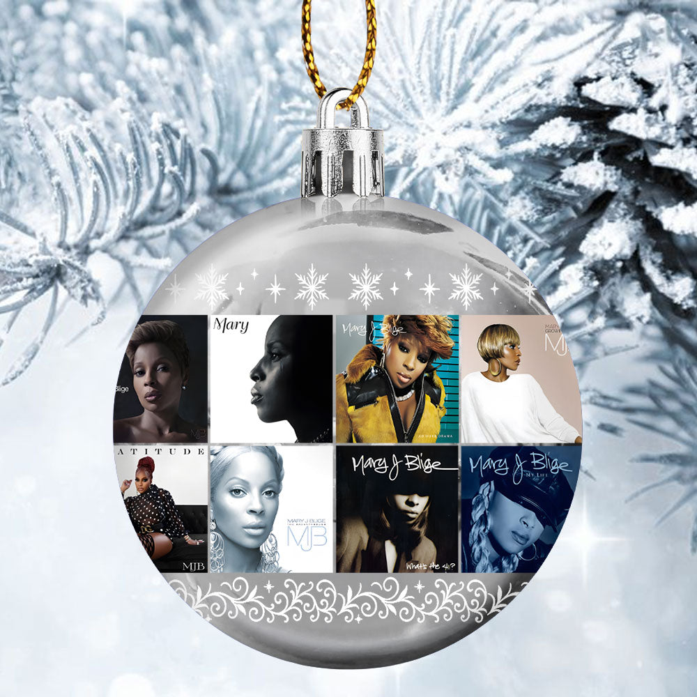 Mary J. Blige Ball Ornament – The Queen of Hip-Hop Soul