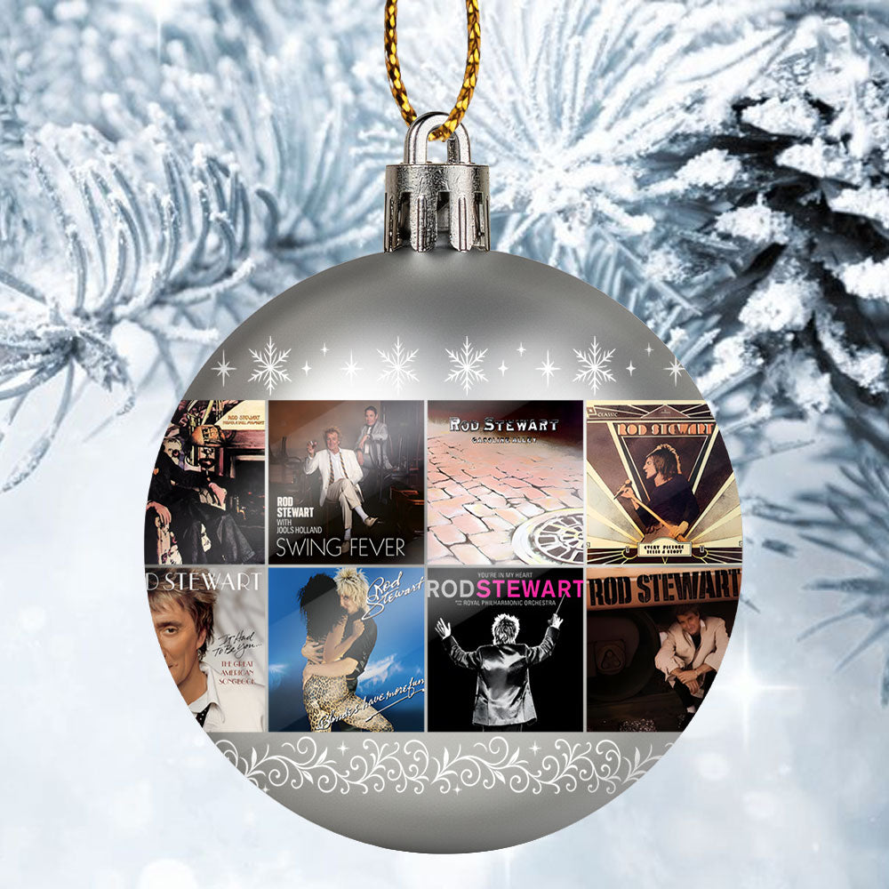 Rod Stewart Ball Ornament – Celebrate the Voice of Rock and Romance