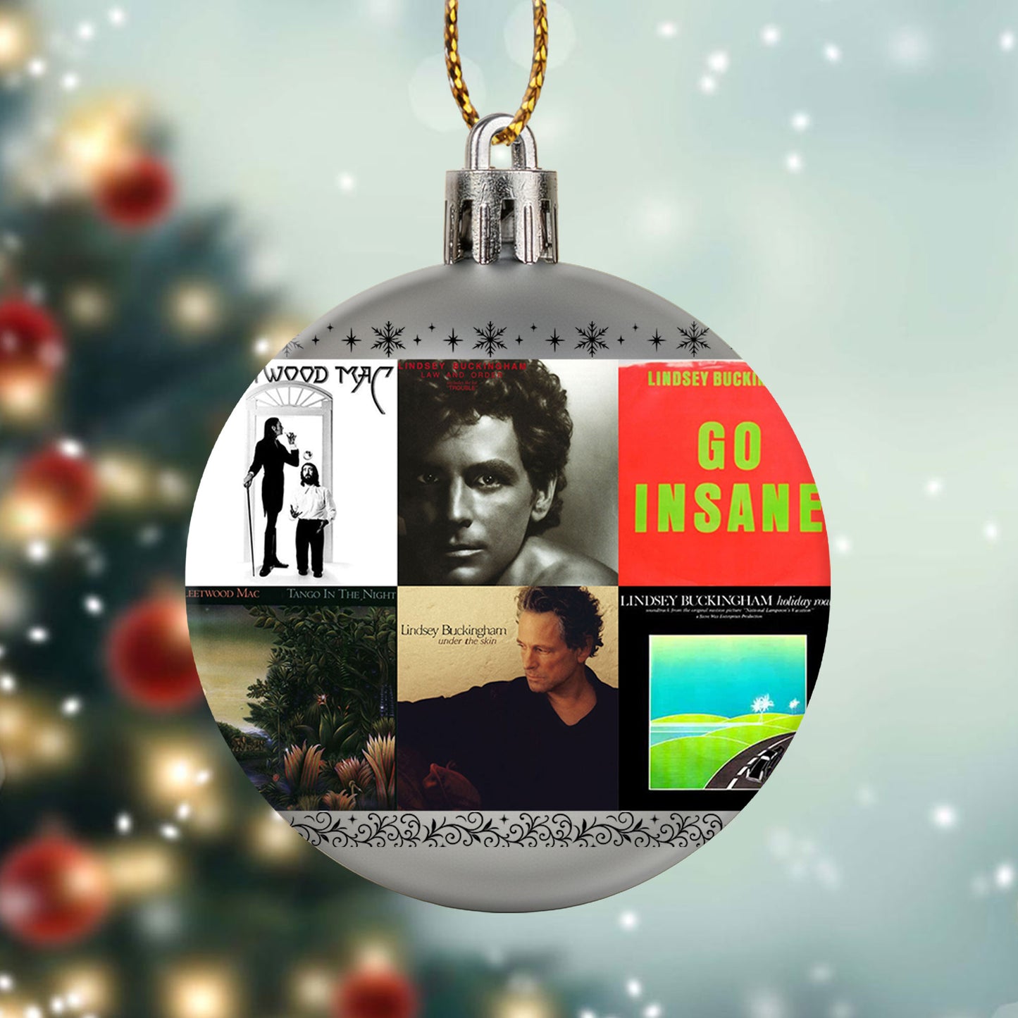 Lindsey Buckingham Ball Ornament – Timeless Melodic Craftsmanship