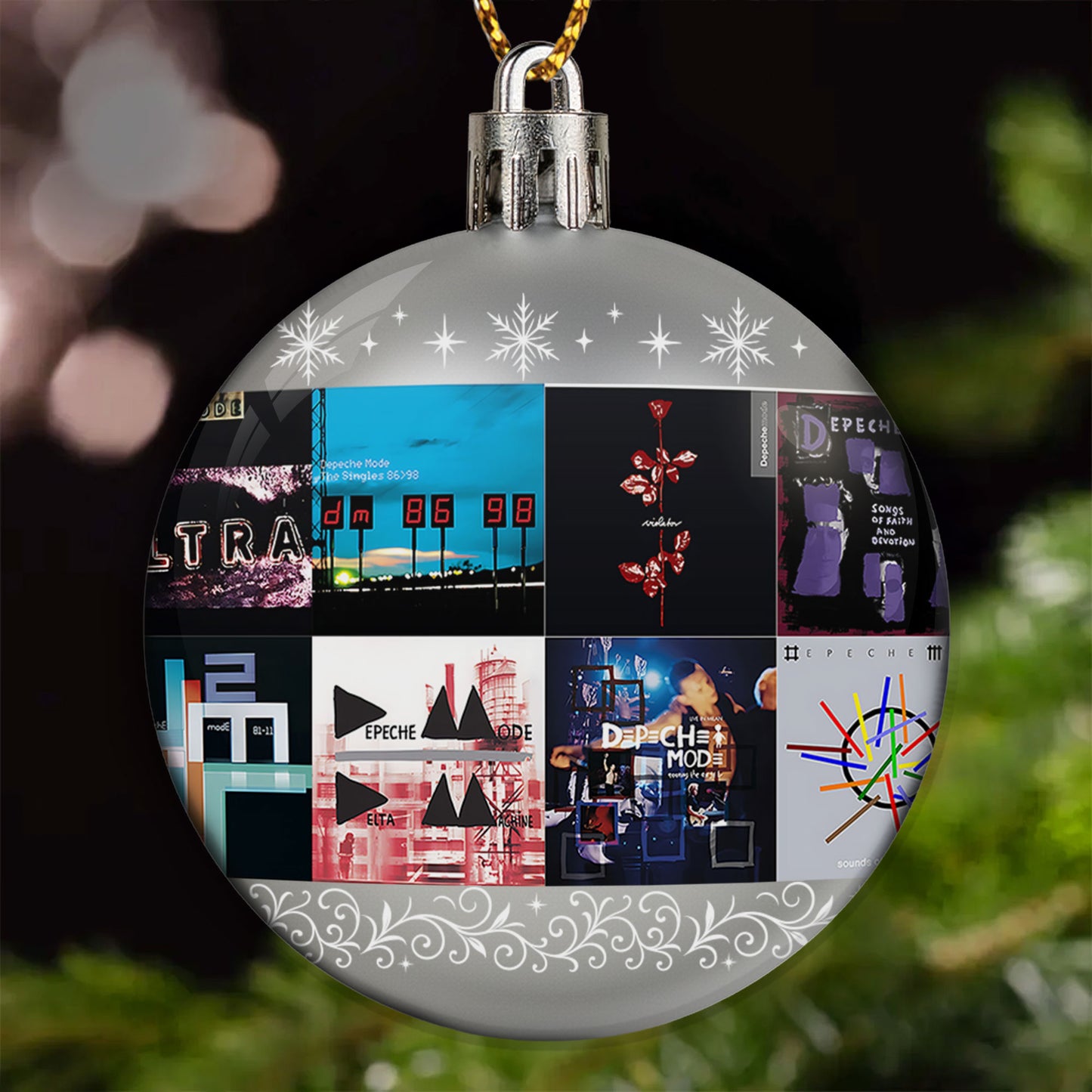 Nine Inch Nails Ball Ornament – A Darkly Beautiful Tribute to Industrial Artistry