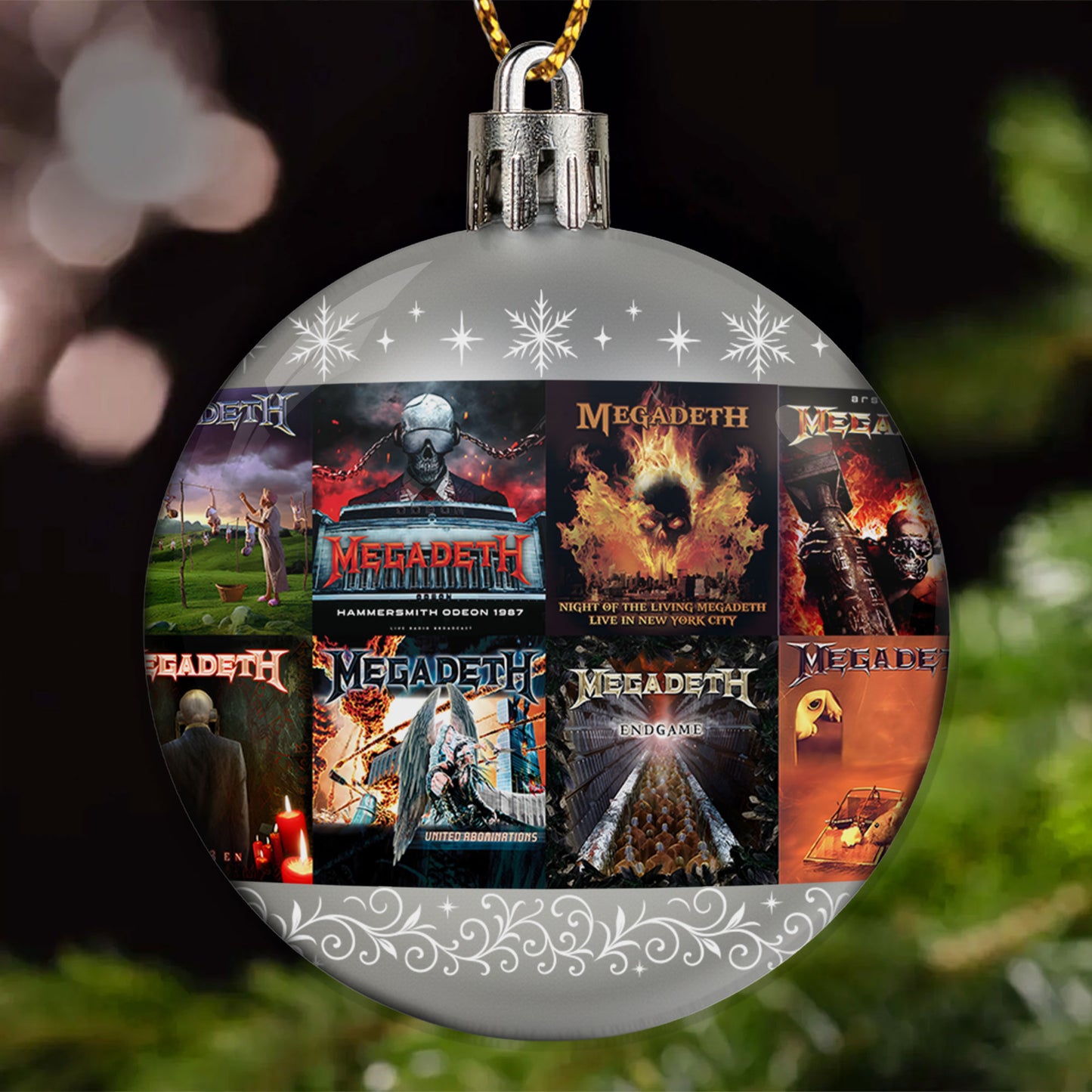 Megadeth Ball Ornament – A Heavy Metal Christmas Keepsake