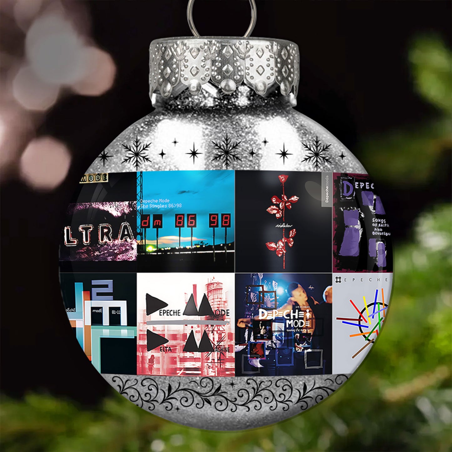 Nine Inch Nails Ball Ornament – A Darkly Beautiful Tribute to Industrial Artistry