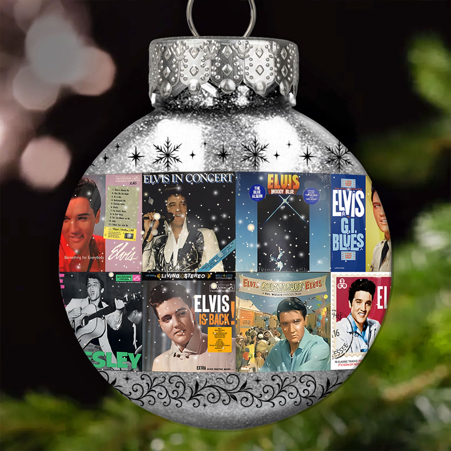 Elvis Presley Ball Ornament – A Rock ’n’ Roll Legend Wrapped in Holiday Spirit