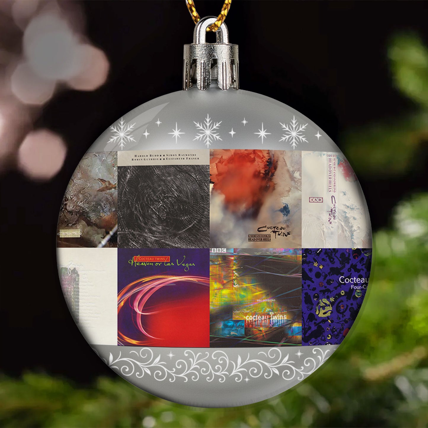 Cocteau Twins Ball Ornament – Dream Pop Serenity