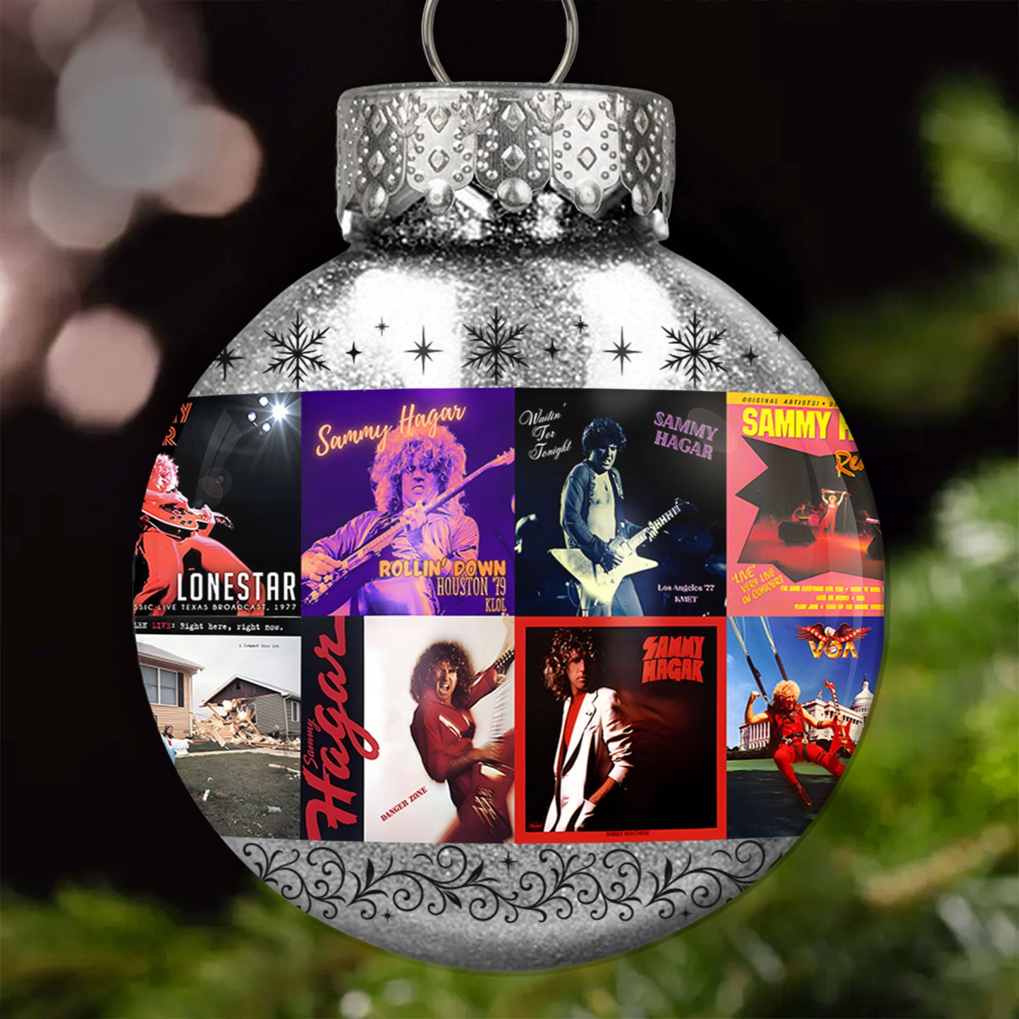 Sammy Hagar Ball Ornament – Rocking the Holidays with the Red Rocker Spirit