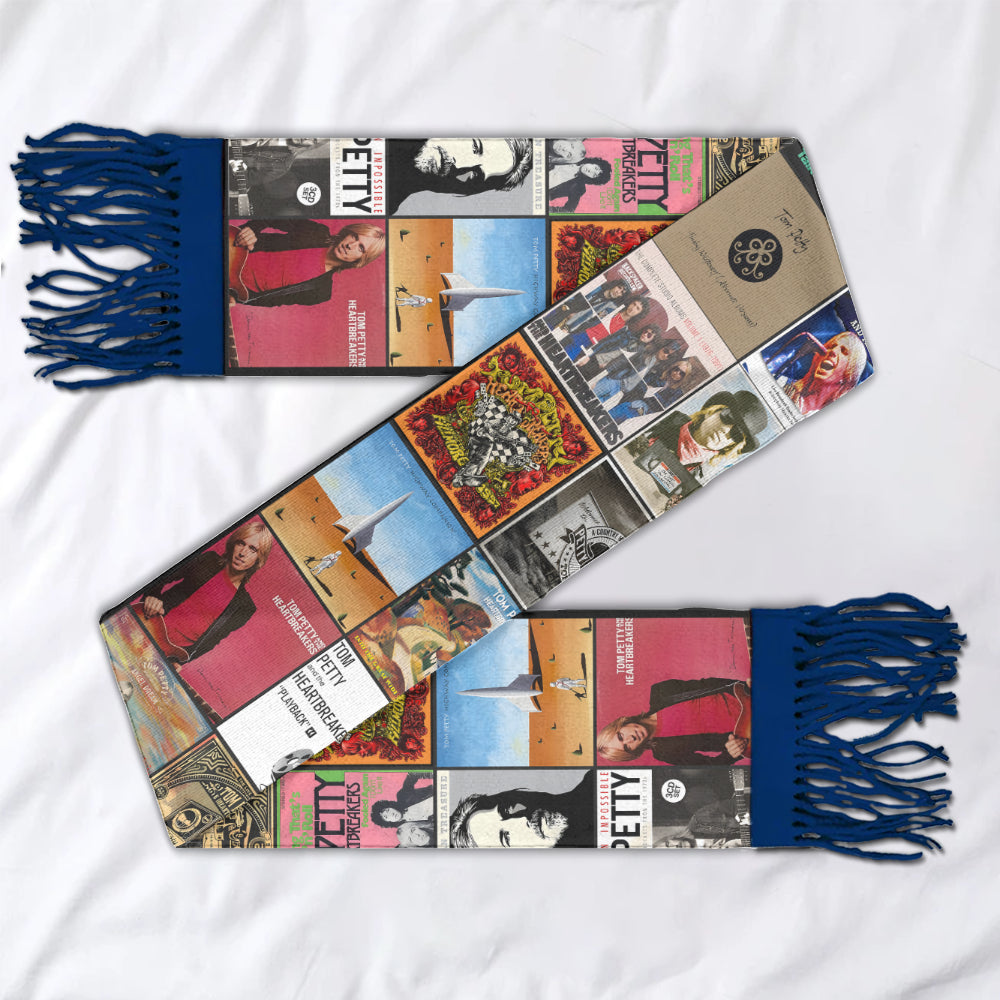 Tom Petty Scarf – A Warm & Timeless Christmas Gift for Music Fans
