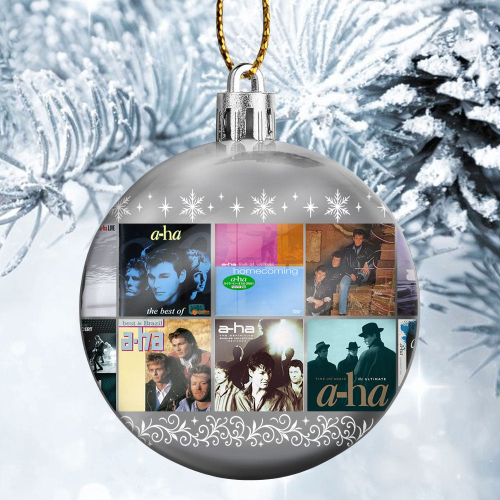 A-ha Ball Ornament – A Nostalgic Christmas Gift for Pop Lovers