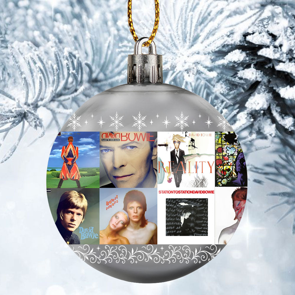 David Bowie Ball Ornament – A Stardust Celebration of Art, Sound, and Cosmic Style
