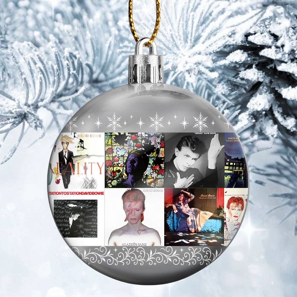 David Bowie Ball Ornament – A Stardust Celebration of Art, Sound, and Cosmic Style