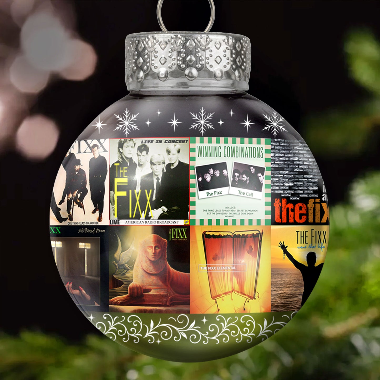 The Fixx Ball Ornament – A Retro Christmas Gift for True Music Fans