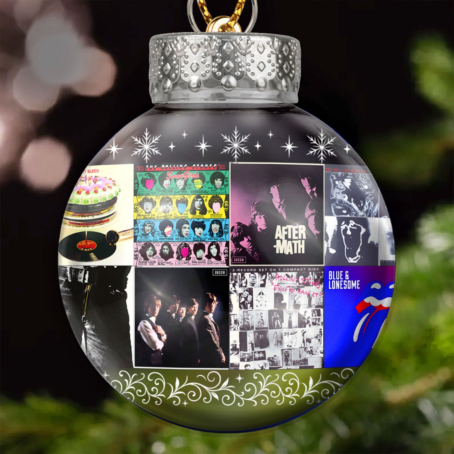 The Rolling Stones Ball Ornament – Rock ’n’ Roll Royalty for Your Tree
