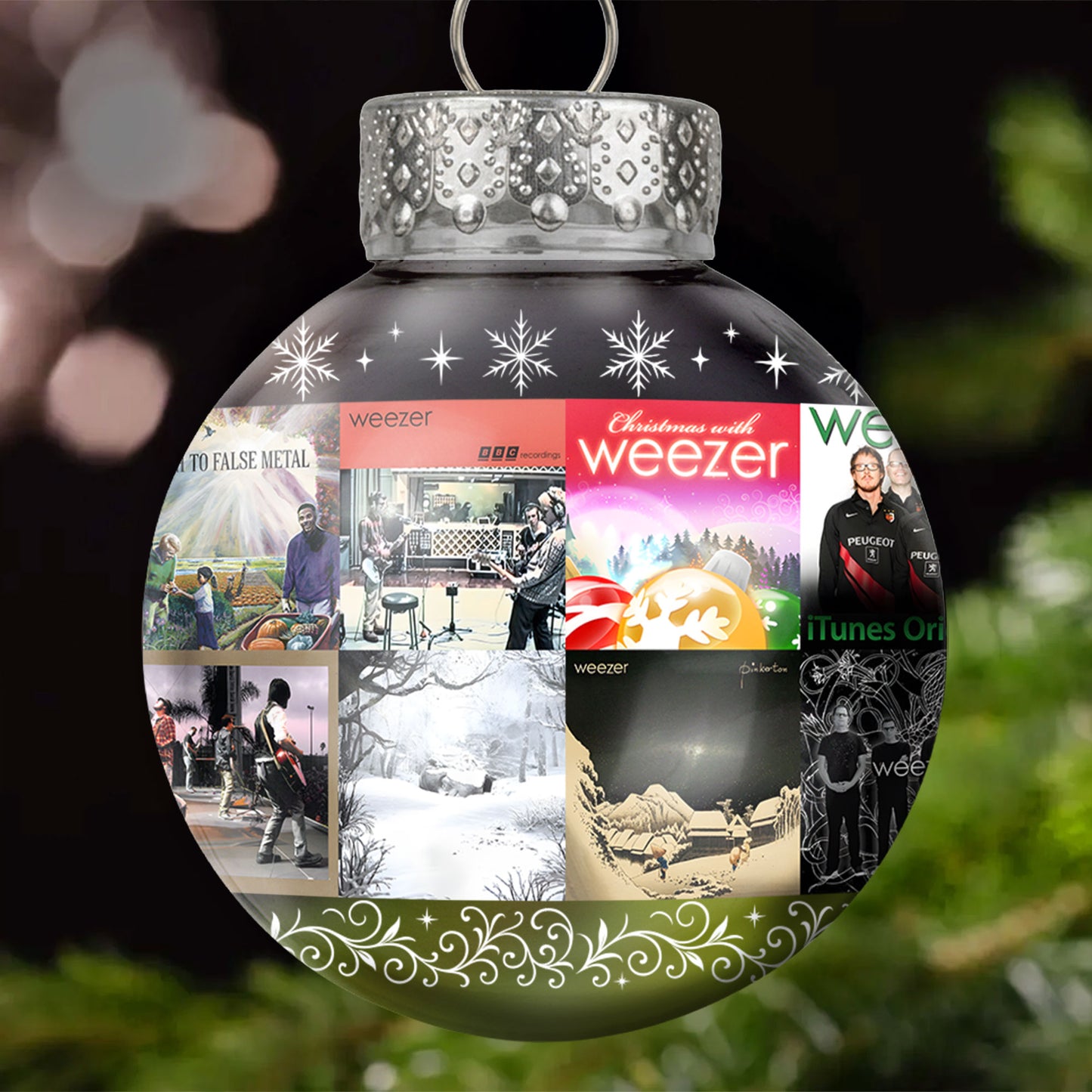 Weezer Ball Ornament – Alternative Rock Legends