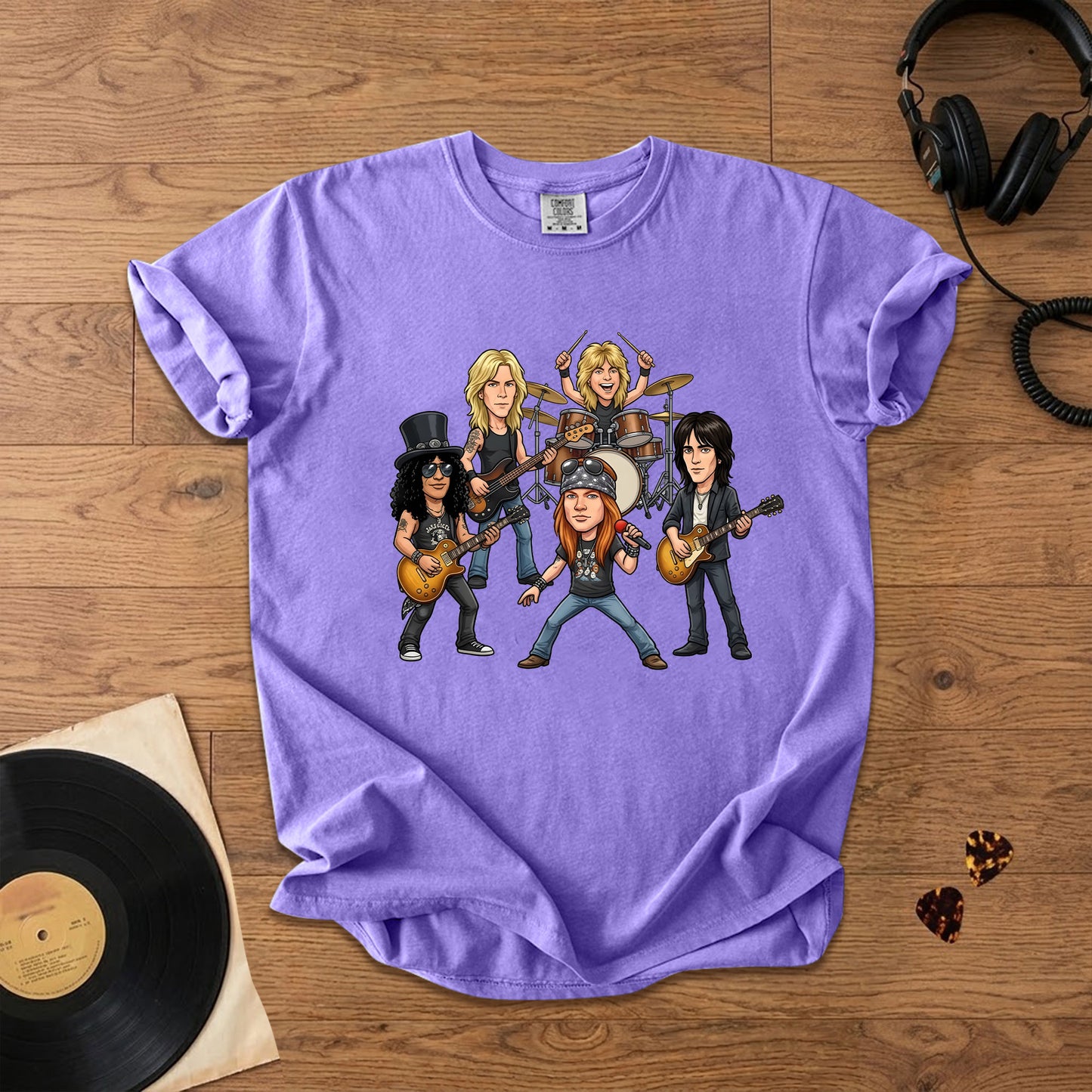 Guns N’ Roses Band Graphic T-Shirt – Rock Fan Tee