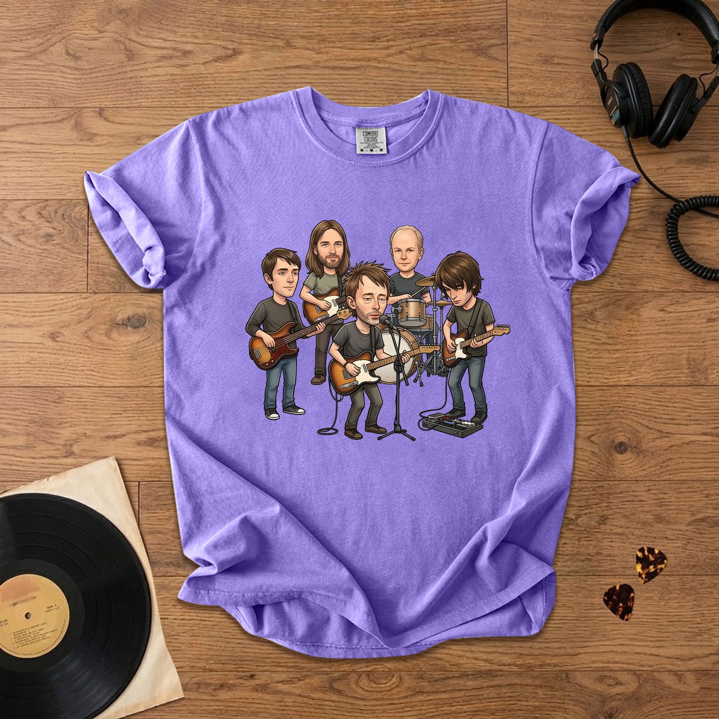 Radiohead Vintage Alternative Rock Band Comfort Tee – Retro Music Fan T-Shirt