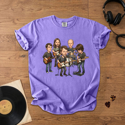 Radiohead Vintage Alternative Rock Band Comfort Tee – Retro Music Fan T-Shirt