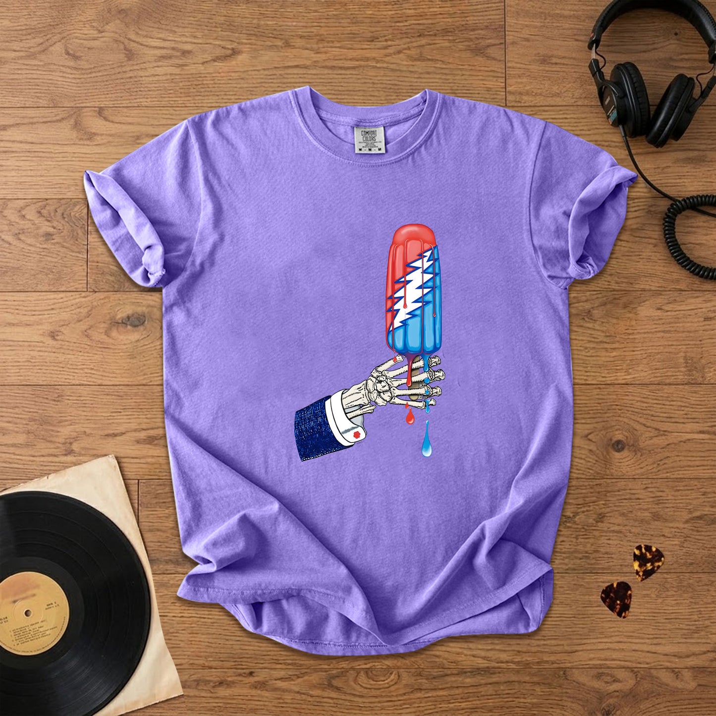 Grateful Dead Rocket Pop T-Shirt – Retro Rock Music Band Merch Tee