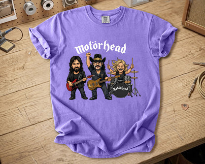 Motörhead Comfort Colors Tee – Lemmy Kilmister Band Members Tribute Classic Rock Shirt