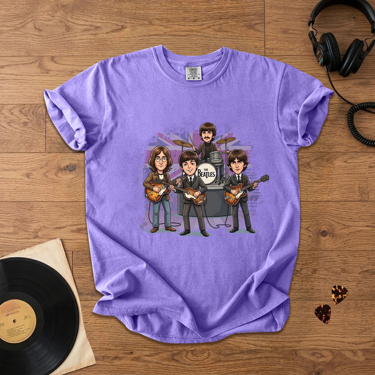 Vintage Beatles Band Comfort Tee – Classic Rock Graphic T-Shirt