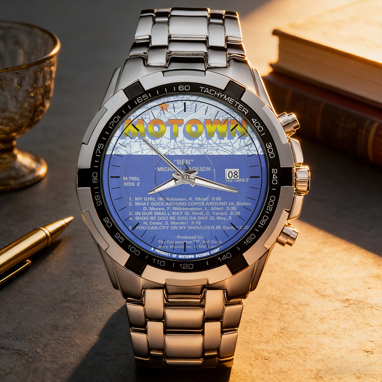 Michael Jackson Albums Collection Watch - Multiple Classic Album Designs Available