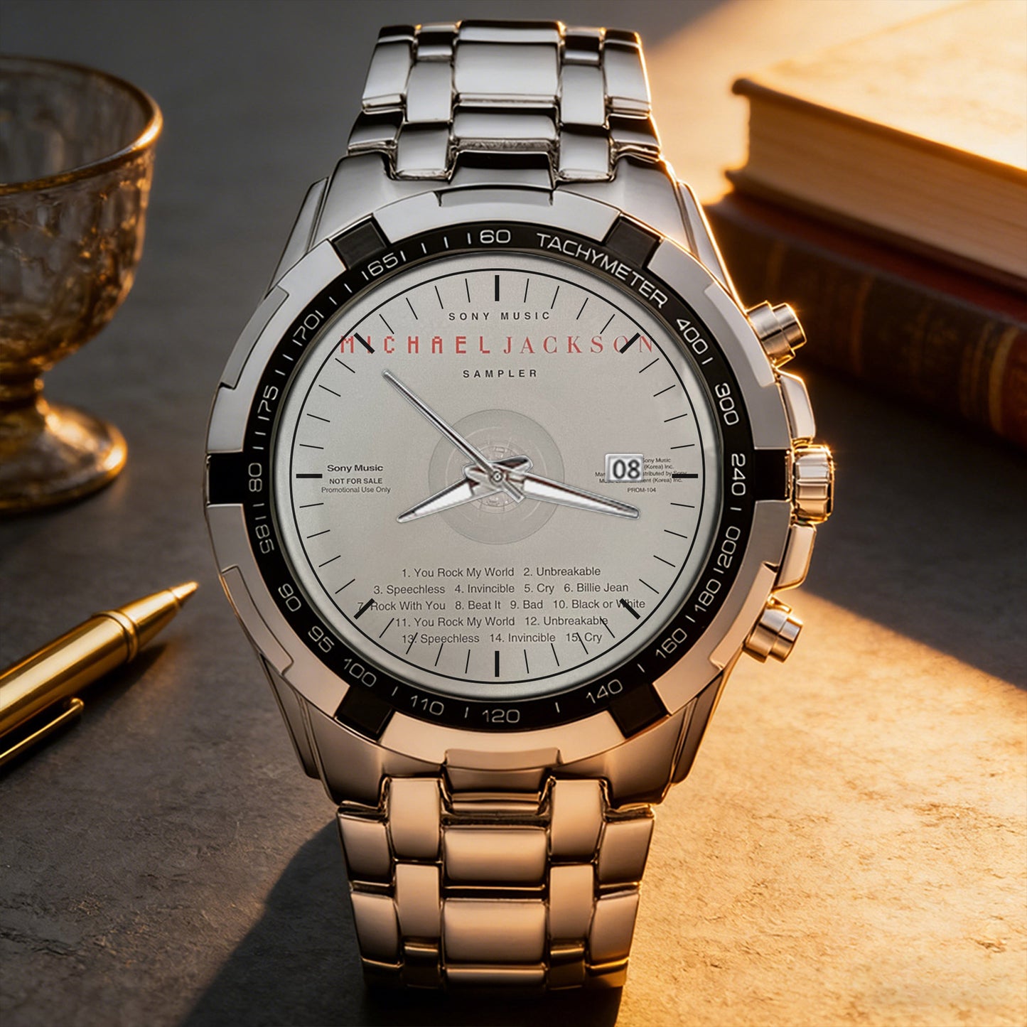 Michael Jackson Albums Collection Watch - Multiple Classic Album Designs Available