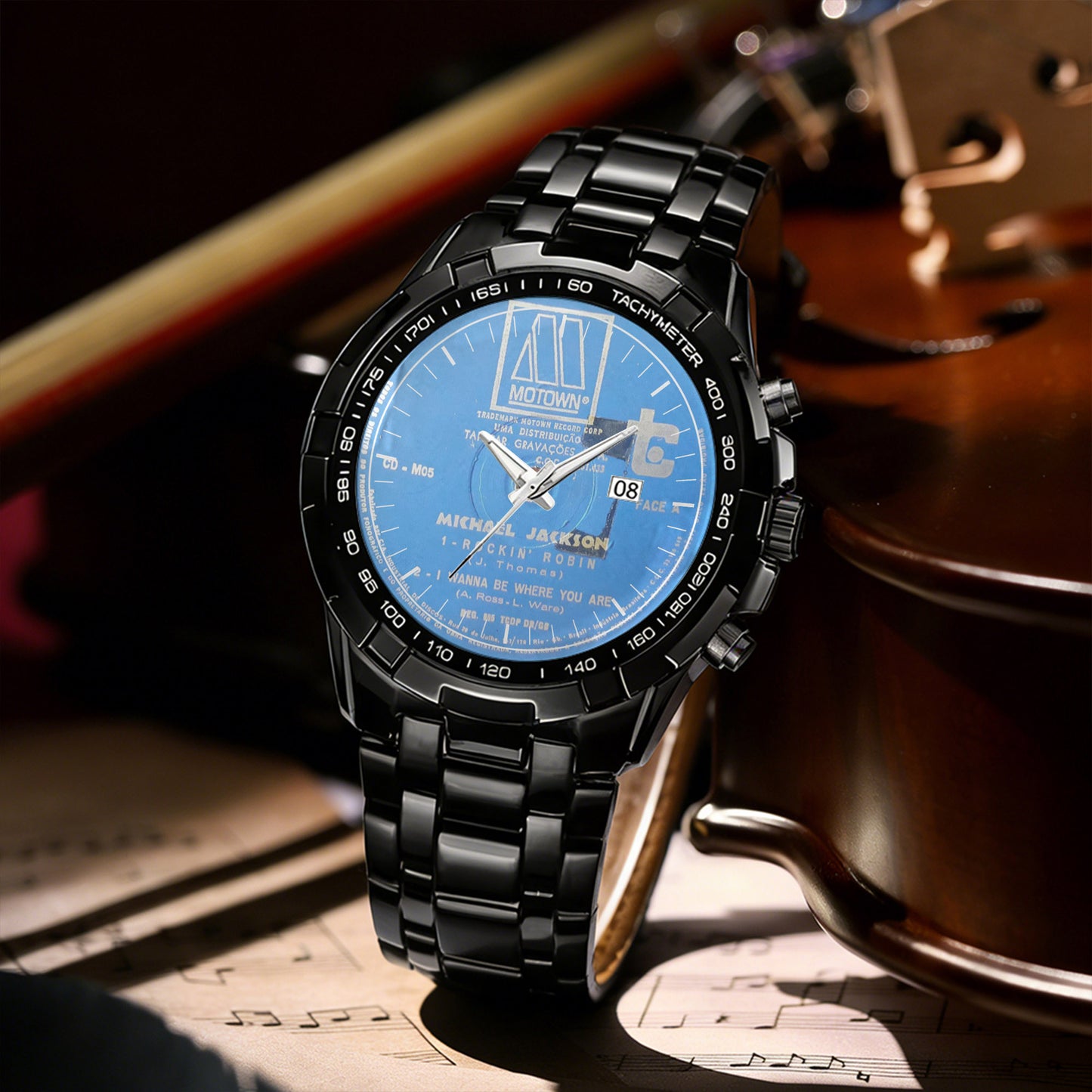 Michael Jackson Albums Collection Watch - Multiple Classic Album Designs Available