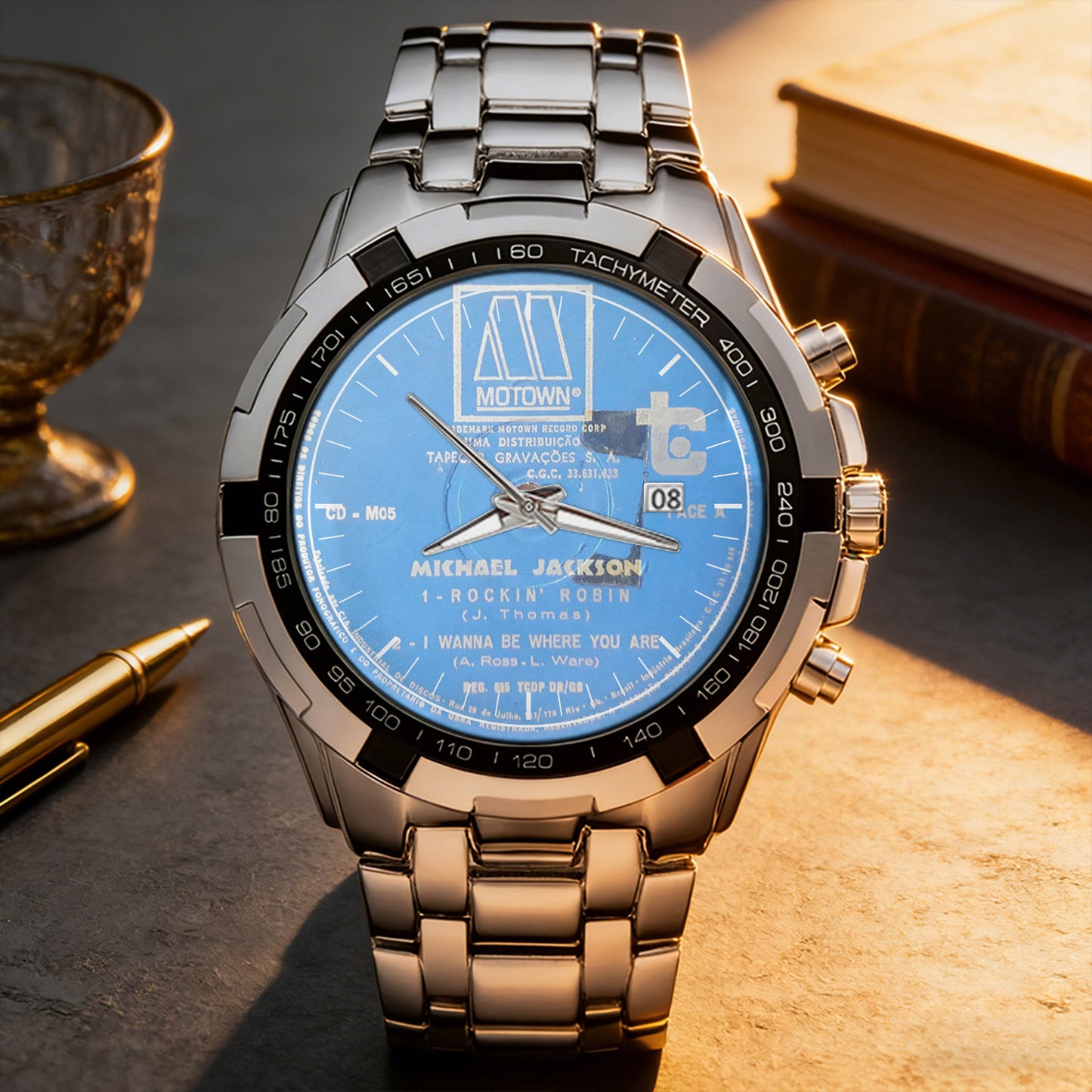 Michael Jackson Albums Collection Watch - Multiple Classic Album Designs Available