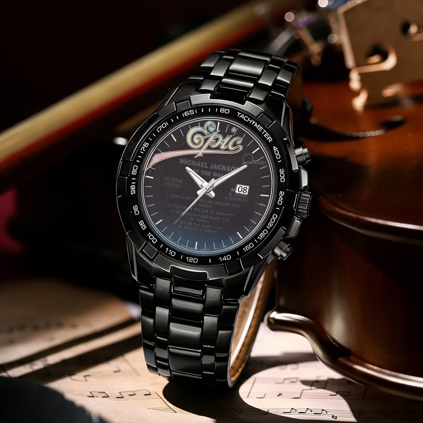 Michael Jackson Albums Collection Watch - Multiple Classic Album Designs Available