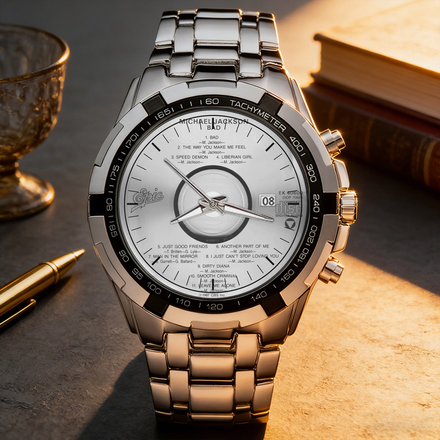 Michael Jackson Albums Collection Watch - Multiple Classic Album Designs Available