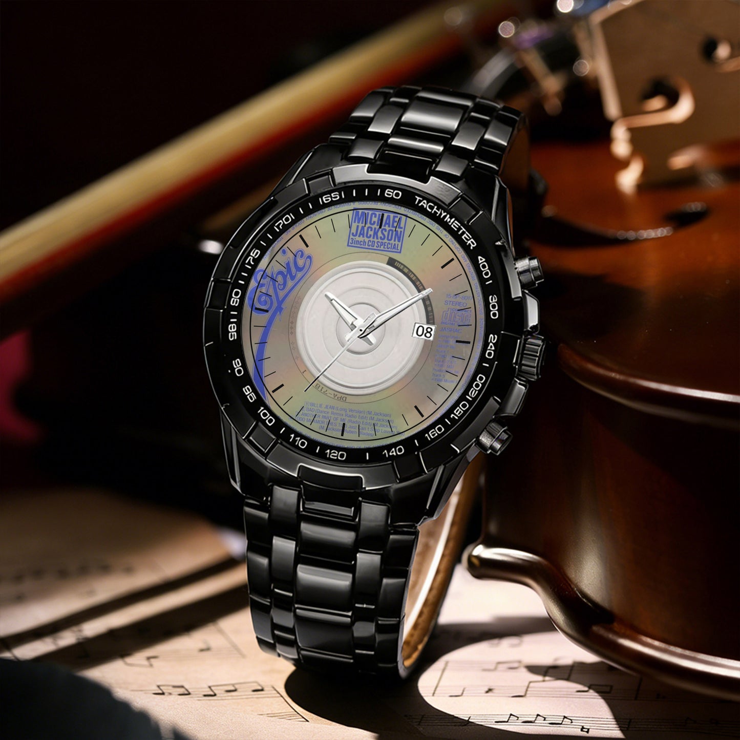 Michael Jackson Albums Collection Watch - Multiple Classic Album Designs Available