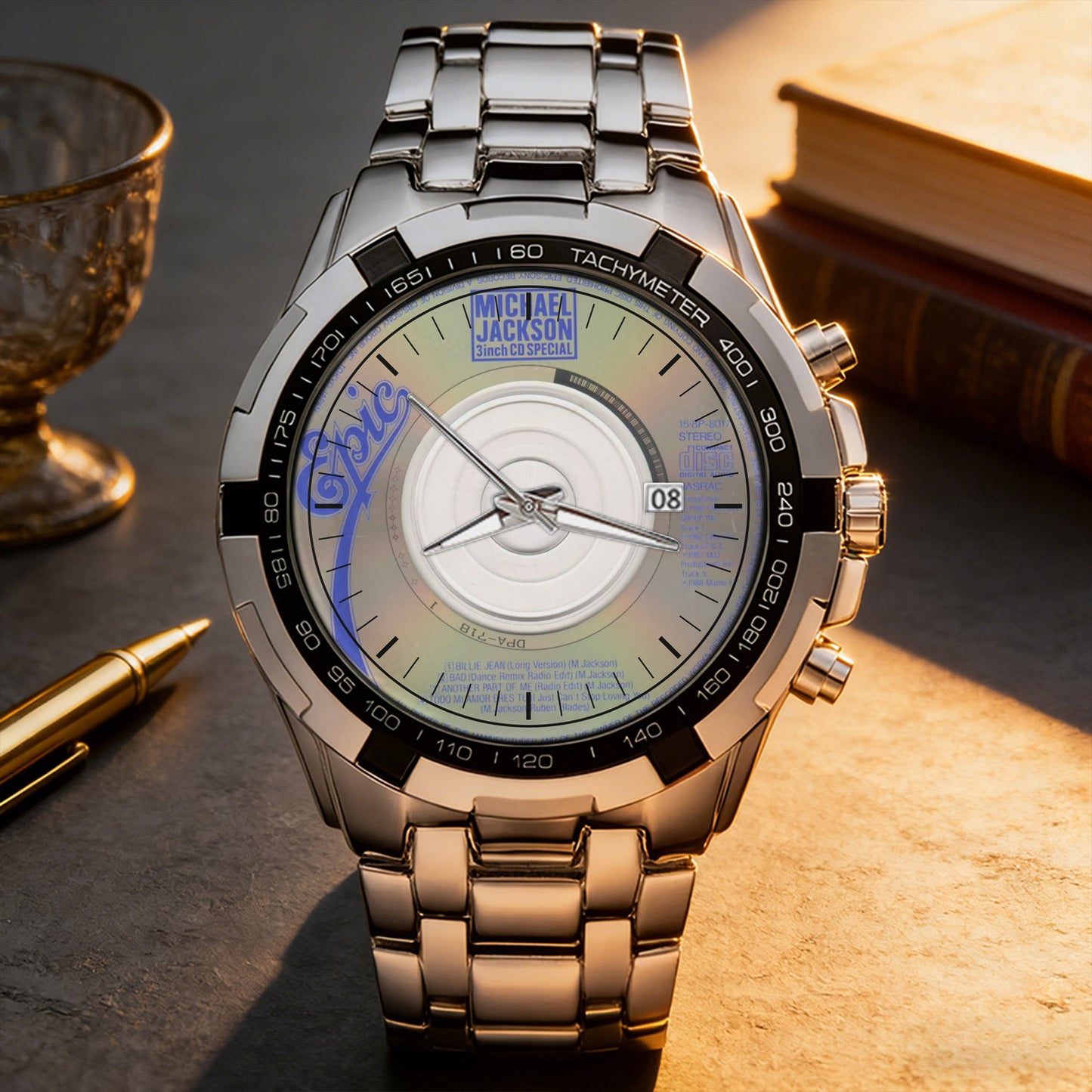 Michael Jackson Albums Collection Watch - Multiple Classic Album Designs Available