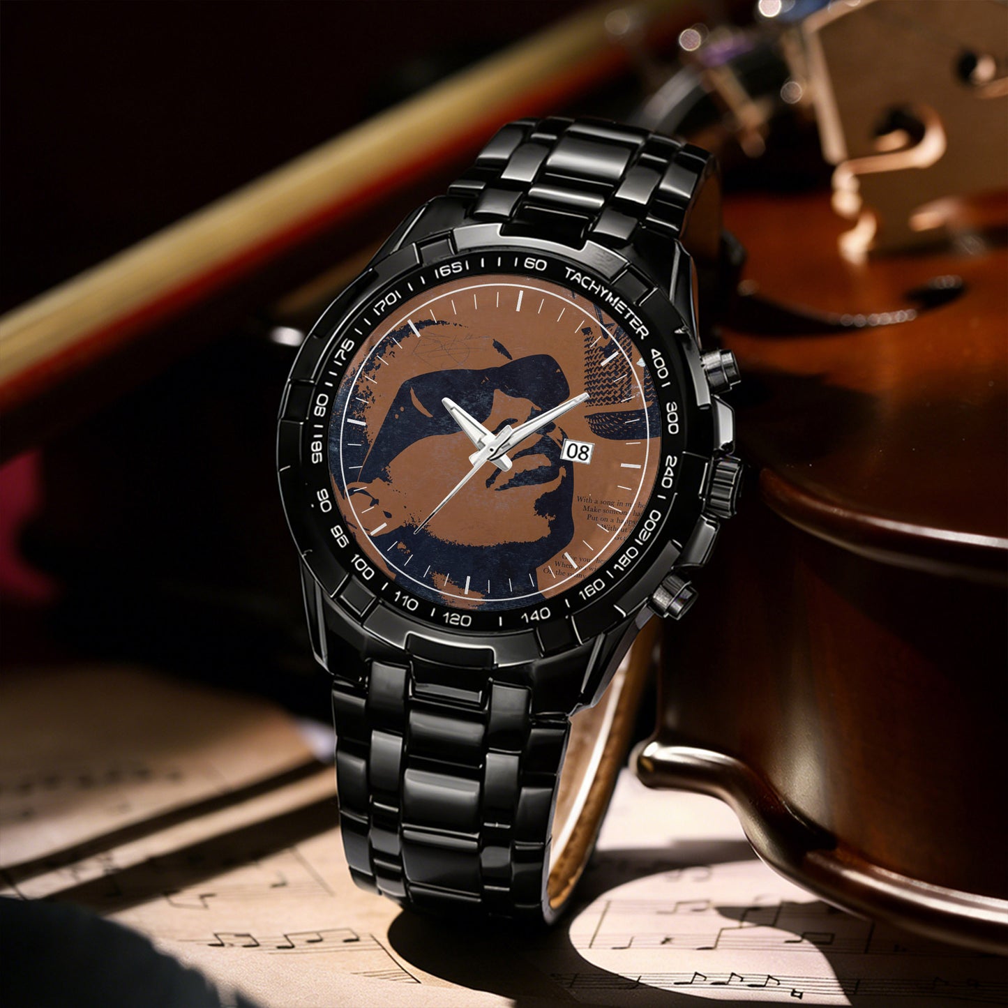Stevie Wonder Albums Collection Watch - Multiple Classic Album Designs Available