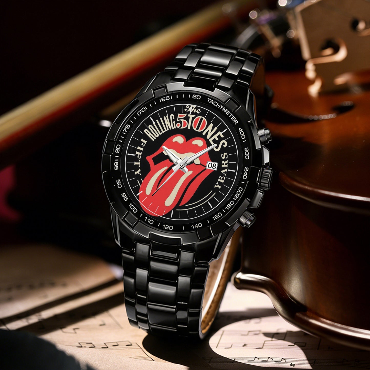 The Rolling Stones Albums Collection Watch - Multiple Classic Album Designs Available
