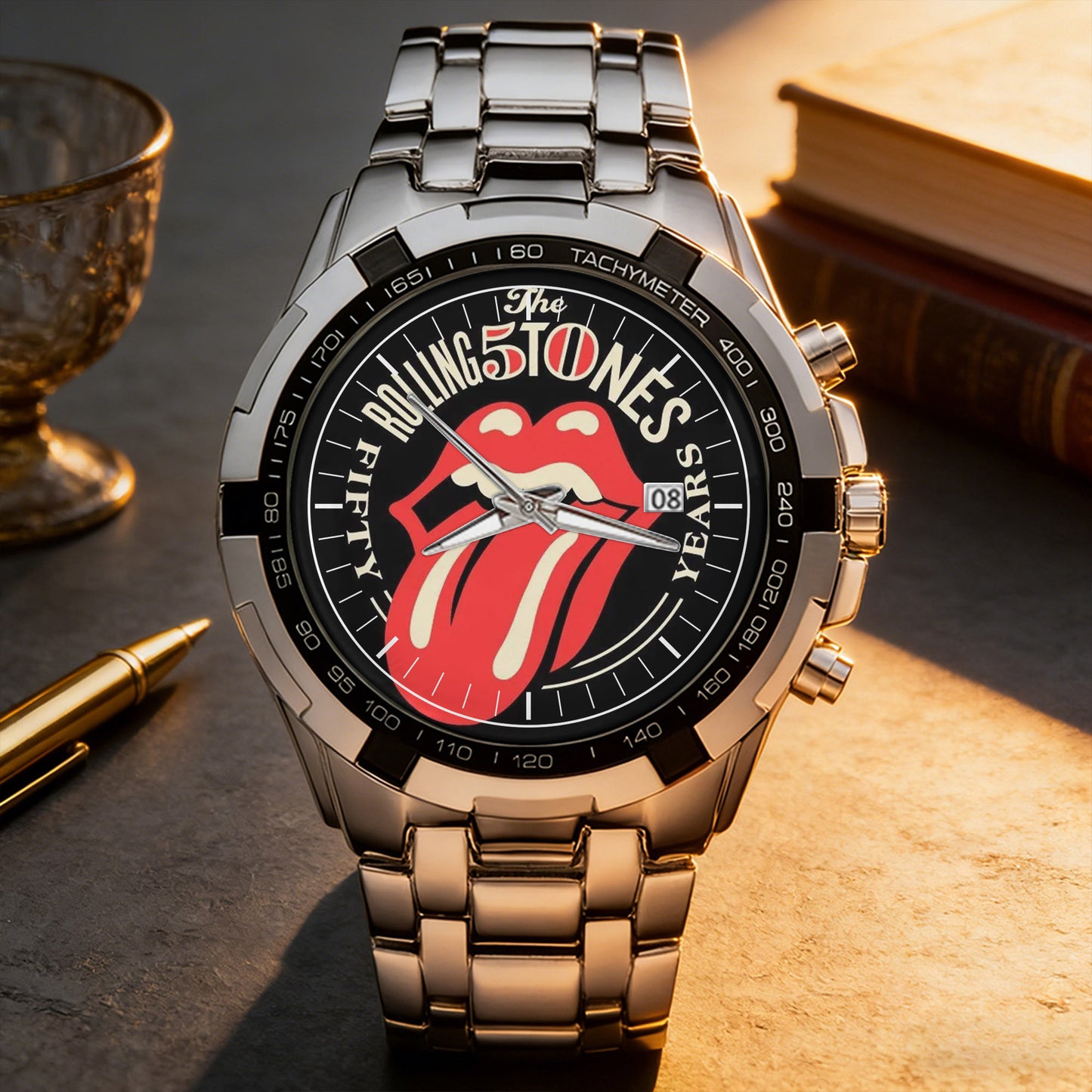The Rolling Stones Albums Collection Watch - Multiple Classic Album Designs Available