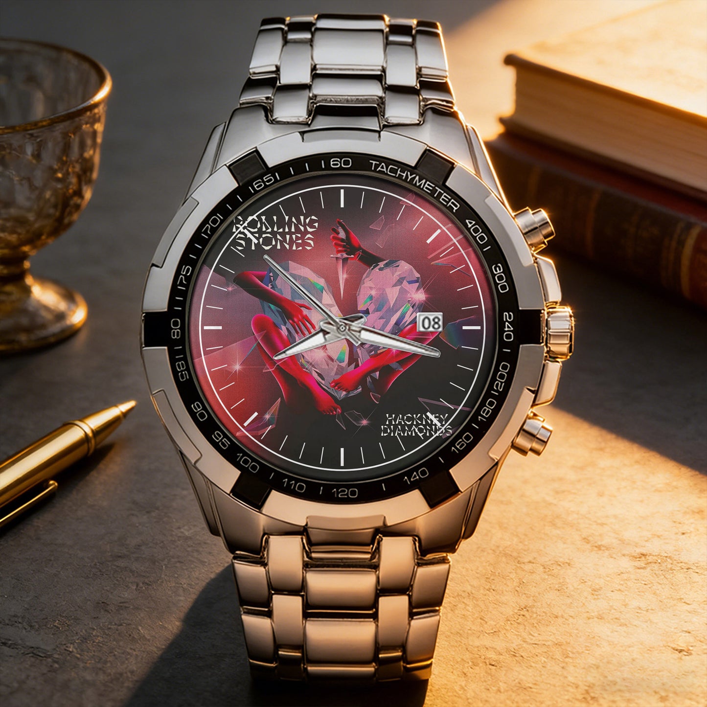 The Rolling Stones Albums Collection Watch - Multiple Classic Album Designs Available
