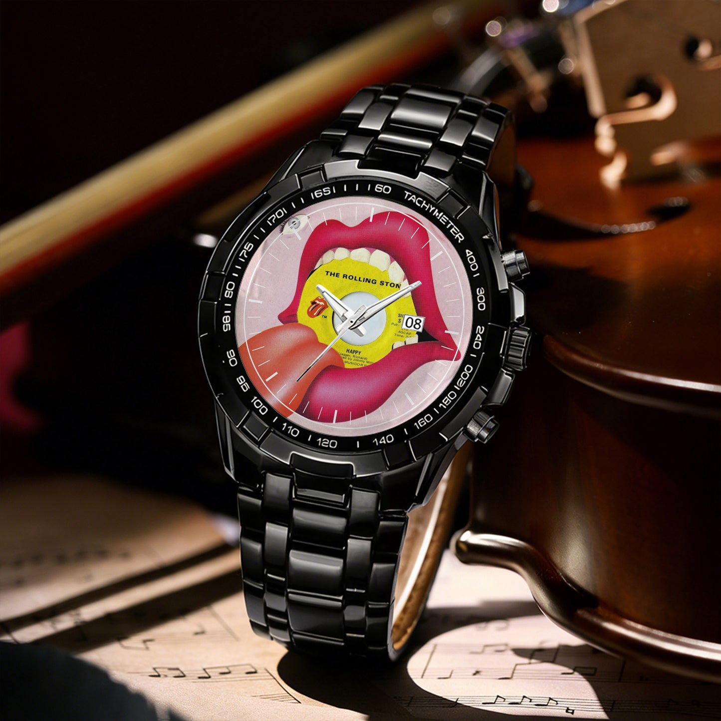 The Rolling Stones Albums Collection Watch - Multiple Classic Album Designs Available